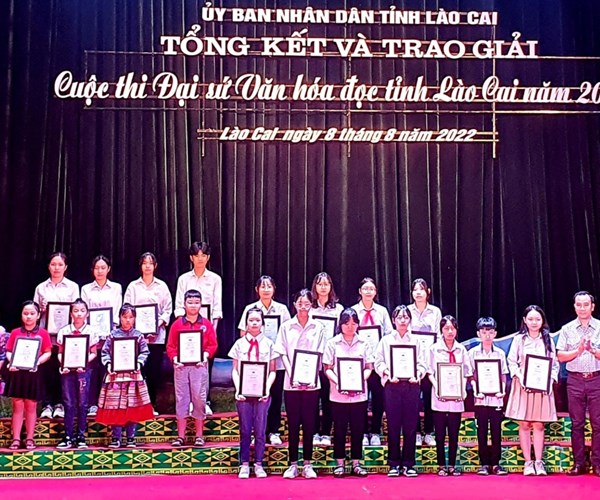 Lào Cai tổ chức Cuộc thi Đại sứ Văn hoá đọc năm 2023 - Anh 1