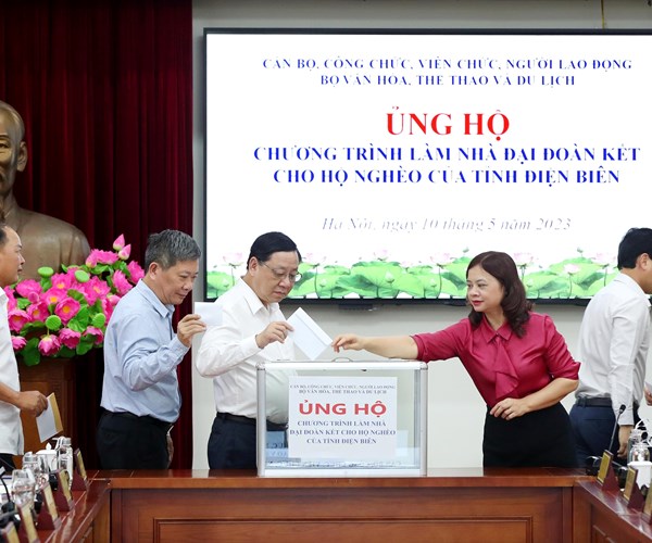 Bộ VHTTDL: Chung tay hỗ trợ làm nhà đại đoàn kết cho hộ nghèo của tỉnh Điện Biên - Anh 8