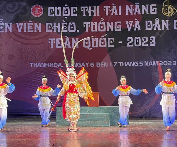 Bế mạc Cuộc thi Tài năng diễn viên Tuồng và dân ca kịch toàn quốc 2023:  Khẳng định giá trị của nghệ thuật sân khấu truyền thống - Anh 6