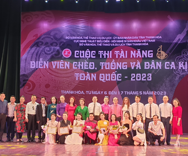 Bế mạc Cuộc thi Tài năng diễn viên Tuồng và dân ca kịch toàn quốc 2023:  Khẳng định giá trị của nghệ thuật sân khấu truyền thống - Anh 2