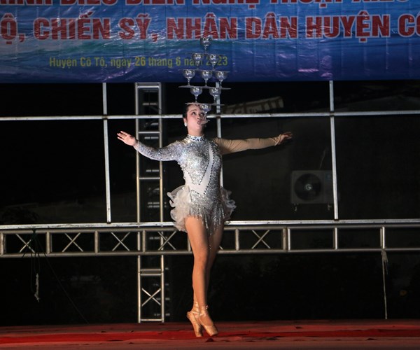 Liên đoàn Xiếc Việt Nam biểu diễn tại huyện đảo Cô Tô - Anh 3
