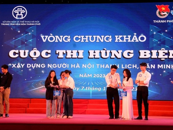 Cuộc thi “Xây dựng người Hà Nội thanh lịch, văn minh”: Xây dựng hình mẫu thanh niên Thủ đô thời đại mới - Anh 2