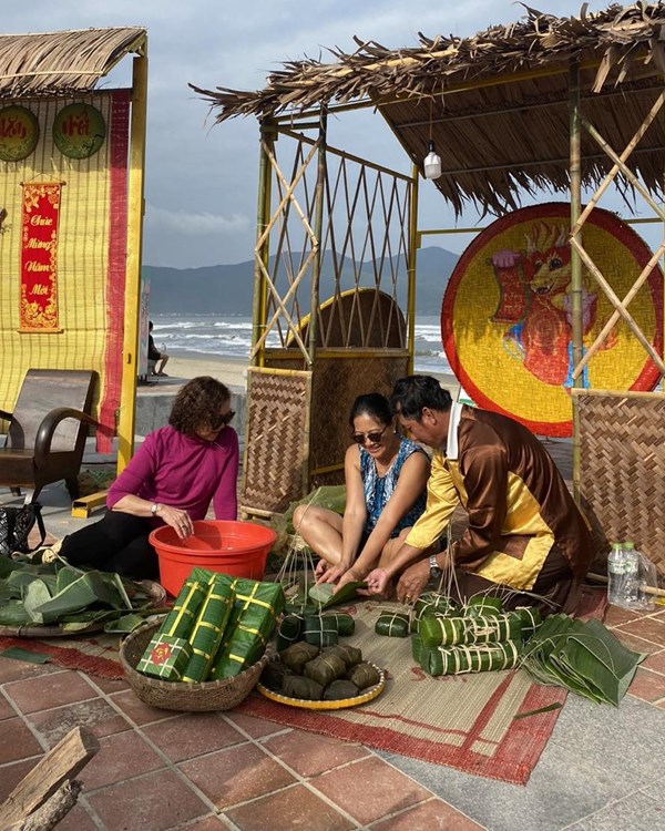 Sôi động các trò chơi dân gian tại chương trình vui Xuân bãi biển Đà Nẵng - Anh 3