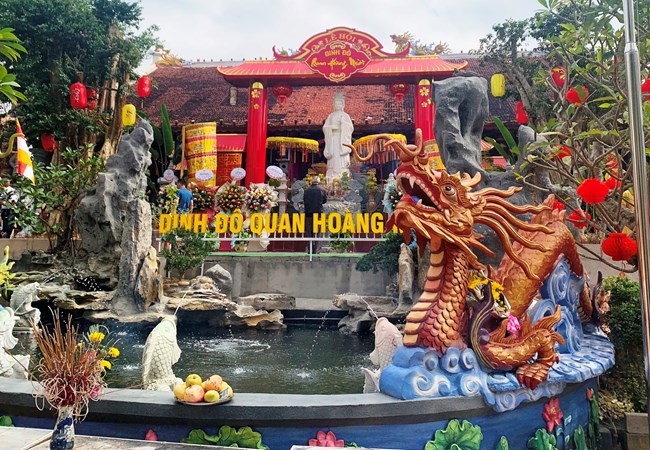 Lễ hội đền Cả - Dinh đô Quan Hoàng Mười - Anh 2