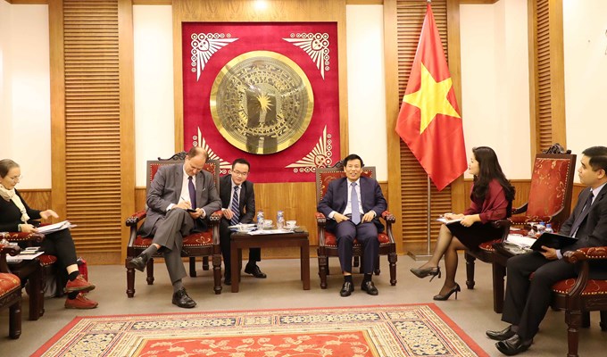 Bộ trưởng Nguyễn Ngọc Thiện tiếp Đại sứ Đức tại Việt Nam - Anh 1