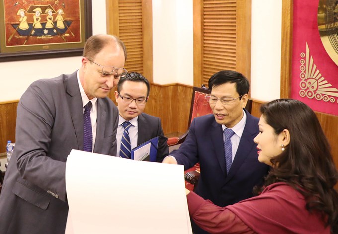 Bộ trưởng Nguyễn Ngọc Thiện tiếp Đại sứ Đức tại Việt Nam - Anh 2