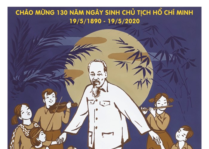 16 tác phẩm đoạt giải cuộc thi sáng tác tranh cổ động kỷ niệm 130 năm Ngày sinh Chủ tịch Hồ Chí Minh - Anh 4