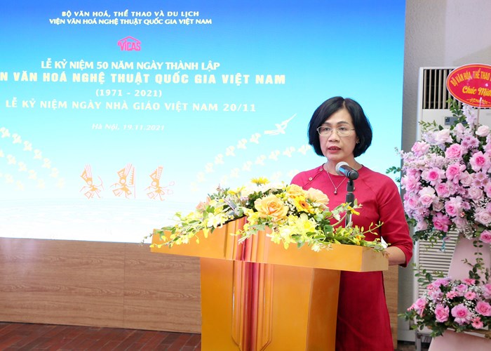 Kỷ niệm 50 năm Ngày thành lập Viện VHNT quốc gia Việt Nam, Bộ trưởng Nguyễn Văn Hùng: “Nhìn lại để tiến xa hơn” - Anh 4