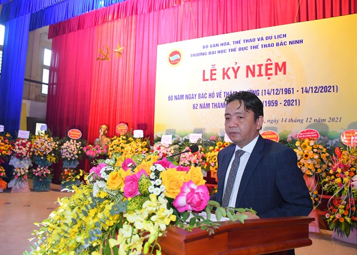 Trường Đại học TDTT Bắc Ninh kỷ niệm 60 năm ngày Bác Hồ về thăm trường - Anh 2