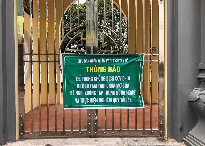 Hà Nội: Nhiều cơ sở tôn giáo đóng cửa để phòng, chống dịch - Anh 2