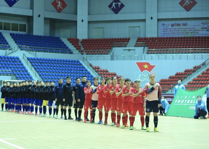 Khởi tranh Giải futsal nữ vô địch quốc gia chuẩn bị cho SEA Games 31 - Anh 1