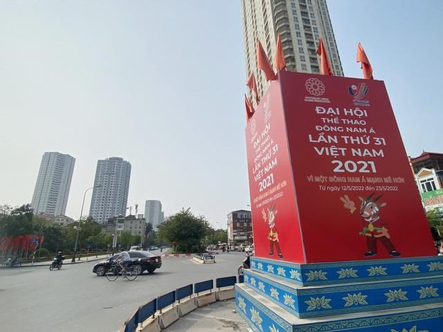 Hà Nội tuyên truyền cao điểm cho SEA Games 31 - Anh 1