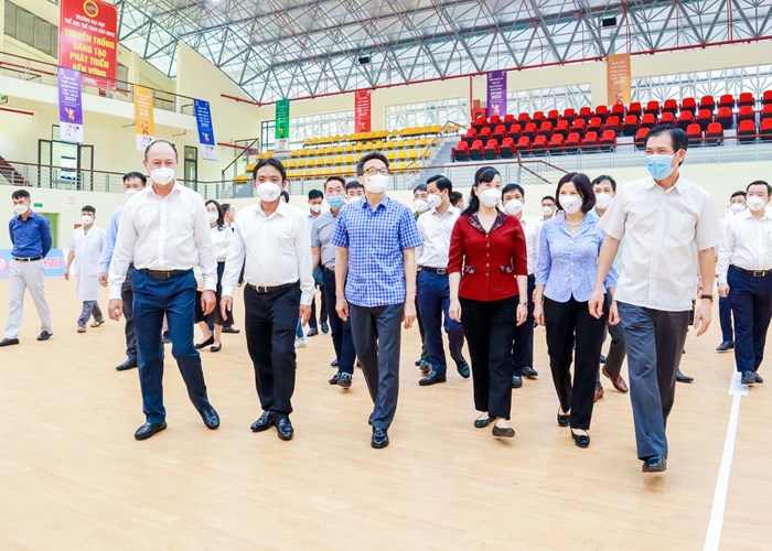 Phó Thủ  tướng Vũ Đức Đam kiểm tra công tác chuẩn bị  cho  SEA Games  31 tại Bắc Ninh và Bắc Giang - Anh 1