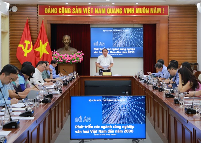 Bộ trưởng Nguyễn Văn Hùng: Xác định sản phẩm chủ lực trong phát triển công nghiệp văn hóa - Anh 5