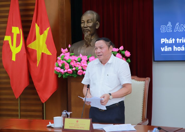 Bộ trưởng Nguyễn Văn Hùng: Xác định sản phẩm chủ lực trong phát triển công nghiệp văn hóa - Anh 1