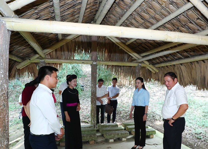 Bộ trưởng Nguyễn Văn Hùng thăm các di tích cách mạng trên địa bàn tỉnh Tuyên Quang - Anh 3