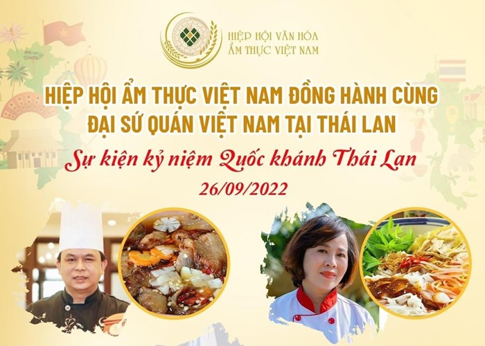 Hiệp hội Ẩm thực Việt Nam đồng hành cùng Đại sứ quán Việt Nam tại Thái Lan - Anh 1
