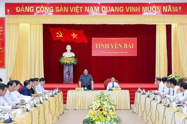 Thủ tướng: Yên Bái và các tỉnh cần phát huy tối đa miền di sản Xòe Thái, không gian văn hóa ruộng bậc thang Mù Cang Chải - Anh 3