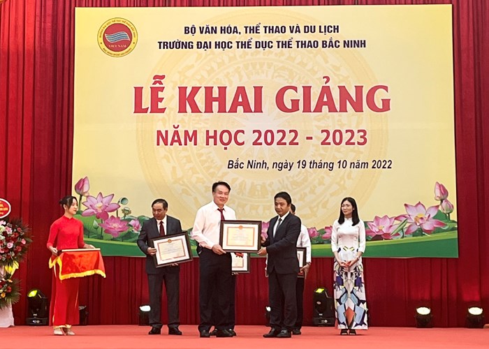 Trường Đại học Thể dục Thể thao Bắc Ninh khai giảng năm học 2022 - 2023 - Anh 4