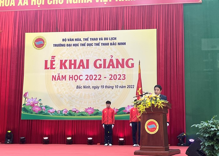 Trường Đại học Thể dục Thể thao Bắc Ninh khai giảng năm học 2022 - 2023 - Anh 1