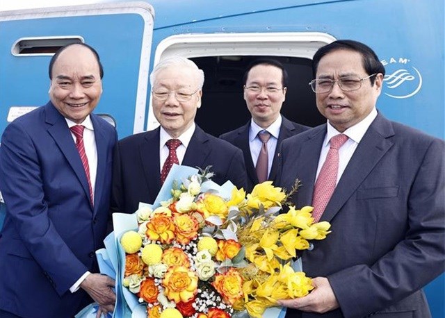 Tổng Bí thư Nguyễn Phú Trọng lên đường thăm chính thức nước Cộng hòa Nhân dân Trung Hoa - Anh 2