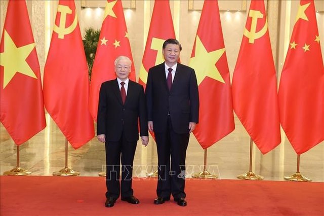 Lễ đón chính thức Tổng Bí thư Nguyễn Phú Trọng và Đoàn đại biểu cấp cao Việt Nam - Anh 3