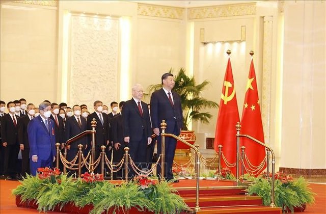 Lễ đón chính thức Tổng Bí thư Nguyễn Phú Trọng và Đoàn đại biểu cấp cao Việt Nam - Anh 2