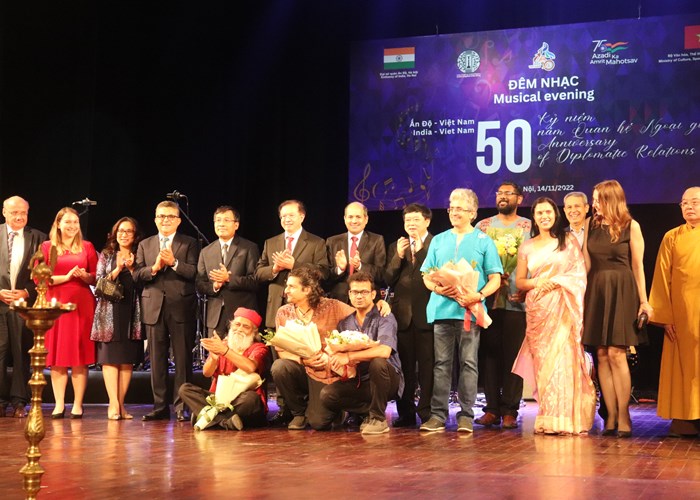 Thắm tình hữu nghị đêm nghệ thuật kỷ niệm 50 năm quan hệ ngoại giao Việt Nam - Ấn Độ - Anh 10