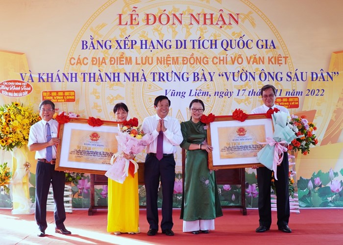 Khu lưu niệm Thủ tướng Võ Văn Kiệt được xếp hạng di tích quốc gia - Anh 1