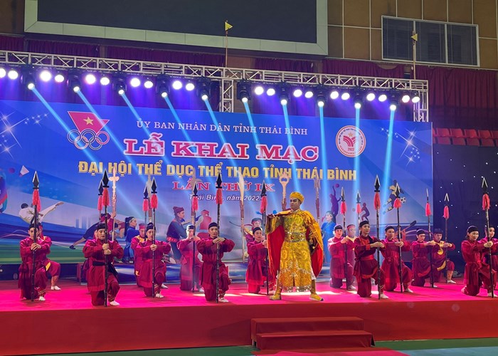 Khai mạc Đại hội TDTT tỉnh Thái Bình lần thứ IX - Anh 12