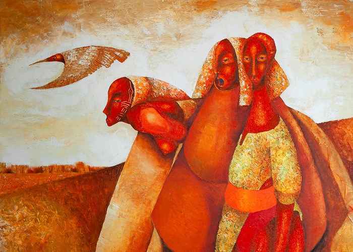Triển lãm hội họa “Thiên di”: Những cuộc chuyển dời trong ngôn ngữ nghệ thuật - Anh 4