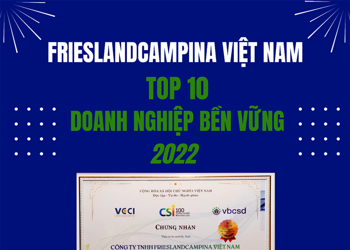 FrieslandCampina Việt Nam được vinh danh top 10 Doanh nghiệp Bền vững từ những đóng góp cho cộng đồng - Anh 2