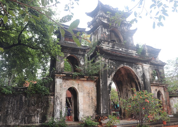 Nghinh Môn cổ thời Nguyễn ở Thanh Hóa bị xuống cấp - Anh 1