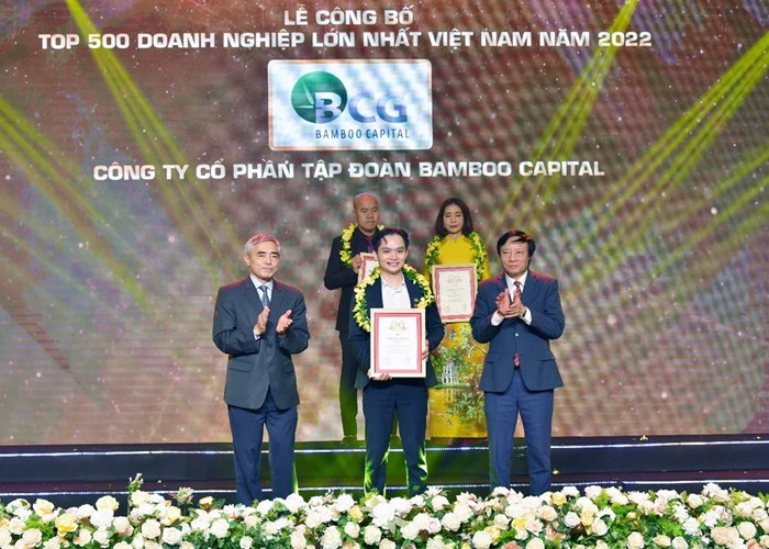 Tập đoàn Bamboo Capital 6 năm liên tiếp góp mặt trong Top 500 doanh nghiệp lớn nhất Việt Nam - Anh 1