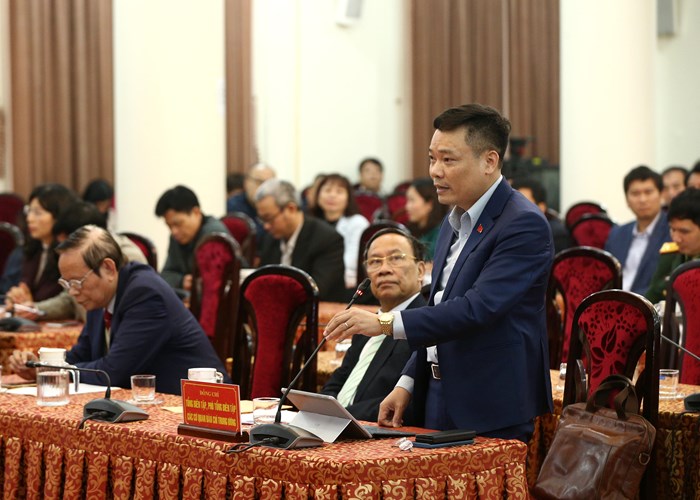 Nam  Định: Hội  nghị gặp mặt các cơ quan báo chí nhân dịp Tết Nguyên đán Quý Mão - Anh 3