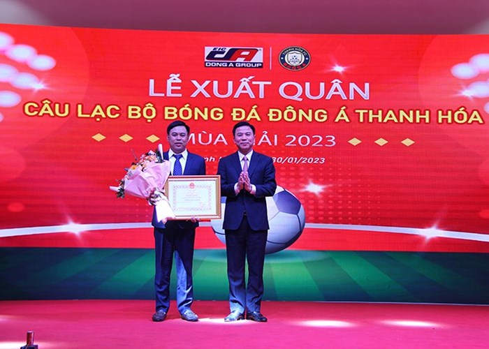 CLB bóng đá Đông Á Thanh Hóa xuất quân mùa giải 2023 - Anh 2