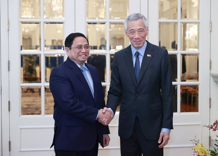 Việt Nam - Singapore tăng cường hợp tác kinh tế số, kinh tế xanh - Anh 1