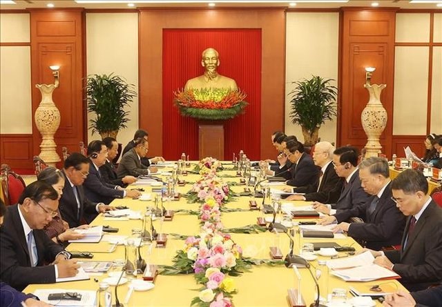 Tăng cường quan hệ hợp tác giữa Đảng Cộng sản Việt Nam và Đảng Nhân dân Campuchia - Anh 2