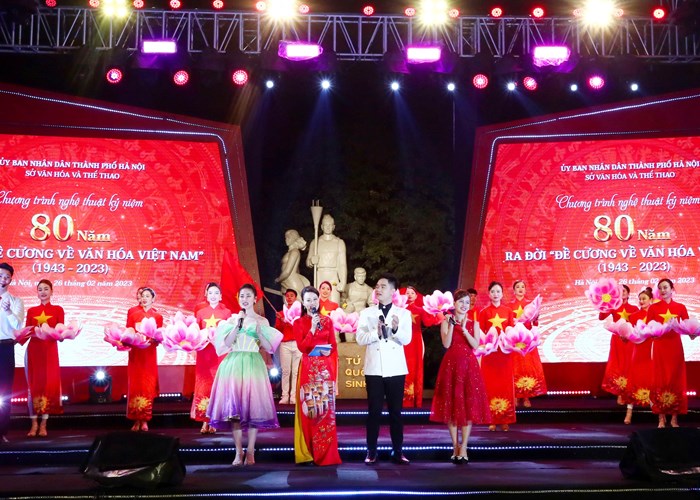 Hà Nội: Ấn tượng chương trình kỷ niệm 80 năm Đề cương về văn hoá Việt Nam - Anh 1