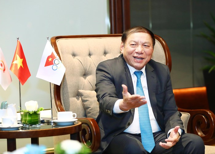 Bộ trưởng Nguyễn Văn Hùng đàm phán thành công OCA và FINA sẽ hỗ trợ cho thể thao Việt Nam - Anh 3