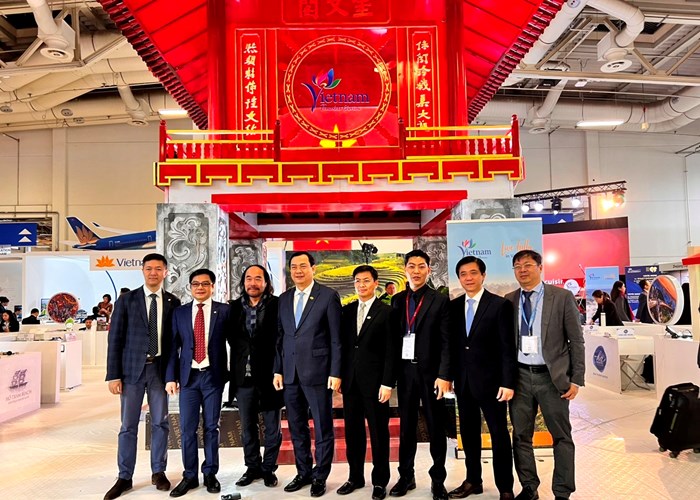 Khai trương gian hàng chung Việt Nam tại Hội chợ ITB (Đức) 2023 - Anh 3