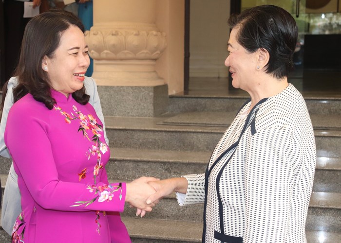 Phó Chủ tịch nước Võ Thị Ánh Xuân: Thúc đẩy bình đẳng giới, trao quyền cho phụ nữ và trẻ em gái là ưu tiên nhất quán của Việt Nam - Anh 1