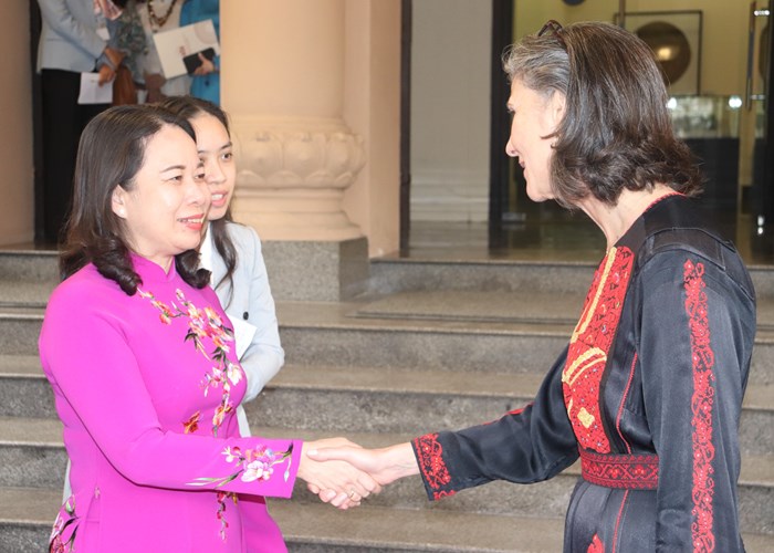 Phó Chủ tịch nước Võ Thị Ánh Xuân: Thúc đẩy bình đẳng giới, trao quyền cho phụ nữ và trẻ em gái là ưu tiên nhất quán của Việt Nam - Anh 2