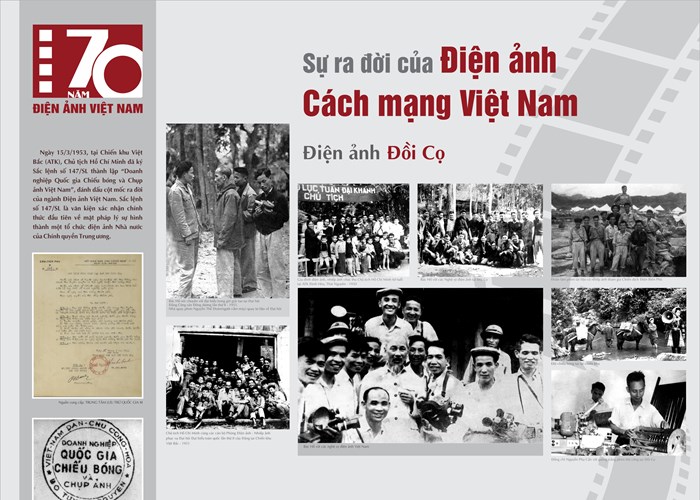 Trưng bày 200 tư liệu quý kỷ niệm 70 năm Điện ảnh Cách mạng Việt Nam - Anh 1