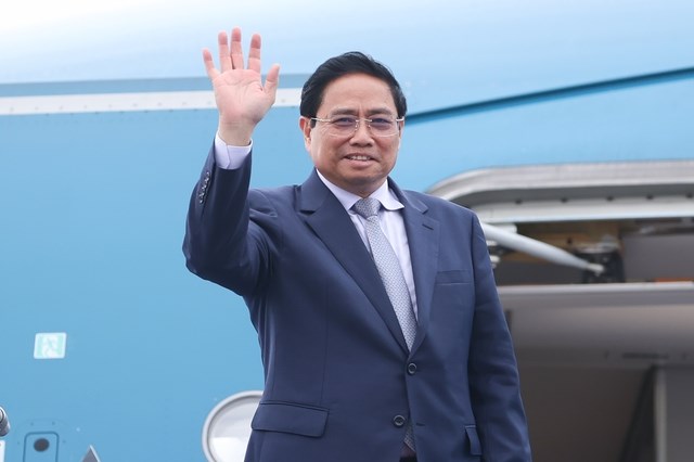 Thủ tướng Phạm Minh Chính lên đường dự Hội nghị Cấp cao Ủy hội sông Mekong quốc tế - Anh 1