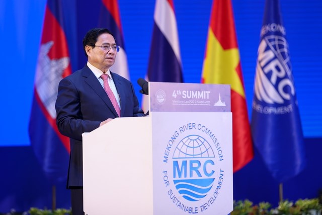 Thủ tướng đề xuất những định hướng hợp tác quan trọng tại Hội nghị Cấp cao Ủy hội sông Mekong quốc tế lần thứ 4 - Anh 1