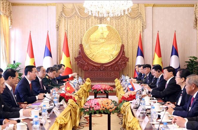 Vun đắp mối quan hệ hữu nghị vĩ đại, đoàn kết đặc biệt và hợp tác toàn diện Việt Nam-Lào - Anh 3