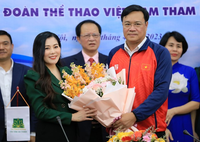 Thảo dược cơ xương khớp An Thịnh Đường đồng hành cùng Đoàn Thể thao Việt Nam tại SEA Games 32 - Anh 1