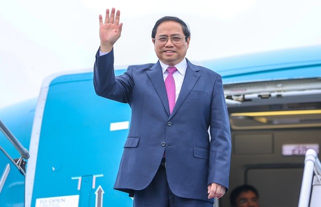 Thủ tướng Phạm Minh Chính lên đường dự Hội nghị Cấp cao ASEAN 42 - Anh 1