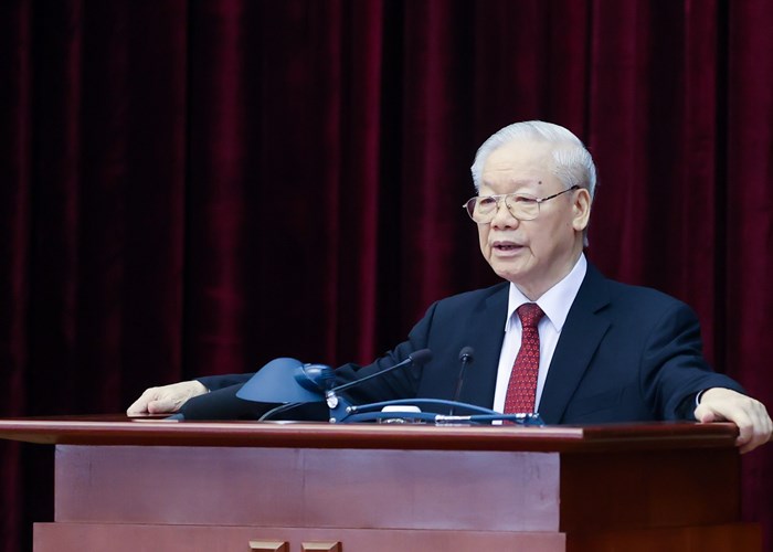 Phát biểu của Tổng Bí thư Nguyễn Phú Trọng bế mạc Hội nghị Trung ương giữa nhiệm kỳ - Anh 1